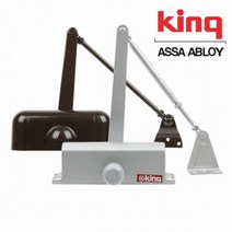 킹 도어클로저 도어체크 (현관문 방화문 목문용), 03. 킹 K630 기역자형 브라켓