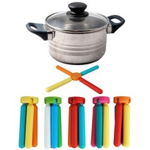 자취생필수템 냄비 스마트폰거치대 캠핑용 접이식 냄비받침대, 랜덤 색상, 1개