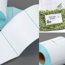 바코드 감열 롤라벨 500매(100X100MM) 주소라벨지 감열지라벨 아트라벨지