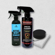 스팅거 스페셜 클리너 500ml 페인트 클렌져 워터스팟 리무버 페클 제거제 물때 제거 어플, 옵션02 스팅거 스페셜 클리너 세트, 02. 스페셜 클리너 500 퀵디테일러 세트