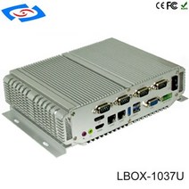 [해외] 임베디드 PC 랙 마운트 서버 컴퓨터 케이스 및 타워 인텔 코어 I73537U 지원 6 LAN 미니 PC, RAM 4G  SSD 64G, Intel Core I5-3317U