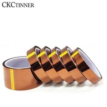 5/6/8/10/12/15/20MM x 30M 갈색 고온 내성 Kapton 테이프 폴리이 미드 전기 작업/그릴/분말 코팅, [05] 15mm