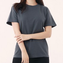 [프린트스타] 톰스 베이직 라운드 티셔츠 00085-CVT 빅사이즈 남녀공용 성인 반팔티17수 29컬러
