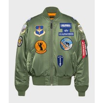 ALPHA INDUSTRIES MA-1 레귤러 스쿼드론 Sage