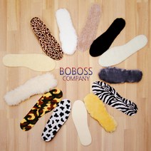 100% 천연 양털 깔창 키높이 신발 운동화 구두 털깔창