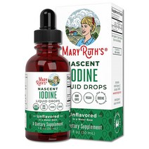 MaryRuth Organics Iodine 액상 요오드 30ml 해외, 2개