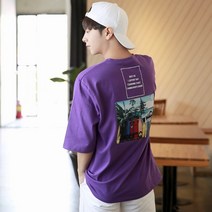 키작은남자 서퍼 전사 반팔 티셔츠