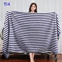 SKANDSALO 대나무섬유 목욕타월 성인 남녀 가정용 착용가능 싸맬수있는 순면보다 물흡수 털빠지지않는 큰수건 두꺼운 숄, T14-체크 퍼플(400g)순면 제 2, C01-70x140cm