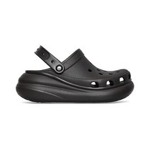 22FW CROCS 남성 클래식 크러쉬 샌들 블랙/베이지 CR207521