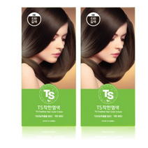 TS 착한염색 1제 60g + 2제 60g 세트, 7호 연한갈색, 7개