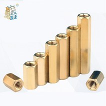 5-50pcs 육각 암-암 M2 M2.5 M3 M4 M5 황동 스탠드 오프 스페이서 스터드 중공 기둥, M3XL(20PCS)_10mm