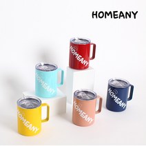 홈애니 스텐302 넓은입구 이중진공 슬라이딩 뚜껑머그 420ml 5종(택1), 홈애니 애니멀 스텐진공머그 420ml(스카이블루)