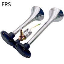 FRS 크락션 에어혼 아기상어에어혼 나팔혼 아기상어혼, 12v + 4미터 공기 파이프 듀얼 스피커