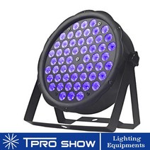 디제잉장비 UV 디스코 빛 자외선 LED 스트로브 디밍 미니 무대 조명 보라색 램프 프로젝터 DMX Blacklight, 04 54 UV_04 영국 플러그