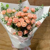 가홈플라워 자나 장미 생화 꽃다발 반단 꽃바구니, 포장지