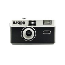 일포드 다회용 필름 카메라 실버&블루 ILFORD SPRITE 35-II Camera, Black Silver