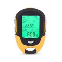 Keenso 고도측정기 Multifunctional Altimeter Outdoor Multifunctional Car Altimeter Barometer Thermometer