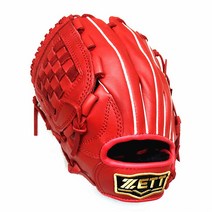 야구글러브 투수 포수 내야 외야 글러브 [9이닝 ] 일본 제토 ZETT, 05 소년11인치，빨강封闭档，좌투