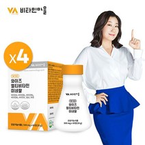 비타민마을 종합비타민 멀티비타민 미네랄 4박스 8개월분, 단품/선택