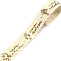 (주)아트인 핸드메이드 라벨리본 A(21mm-90cm), 단일옵션
