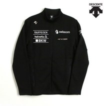 데상트 데상트후드집업 PQJ SM323SFT91-BLK 남녀공용 스위스 스키팀 기모 트레이닝 집업