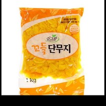 꼬들압축단무지 무 싱그람 1KG 슬라이스, 1개, 단품