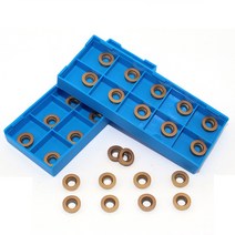 선반팁 선반바이트 터닝 툴 카바이드 인서트 밀링, 04 RPMT1003MOE UE6020_01 10PCS