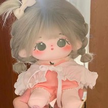 무속성솜인형 아이돌 20cm 몸체 모던 조카선물 하얀 수제 눈망울 키덜트 솜깅이, 20cm 아기옷만, 인형은 없음, 여름 기는 옷