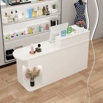 인포데스크 계산대 테이블 리셉션 접수대 뷰티샵, (오른쪽버전) B 150x50x105(설치X)