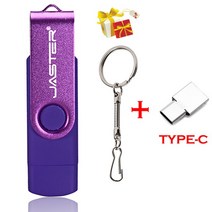 JASTER 고 OTG USB 플래시 드라이브 20 펜 드라이브 64 기가 바이트 32 기가 바이트 16 기가 바이트 Pendrie 2 1 Usb 스틱 안드로이드 스마트 폰, 02 8GB, 08 Purple