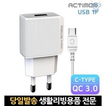 과출력보호 노트북c타입 과전류보호퀵 고속충전퀄컴퀵차지3.0 여행용충전기, 고래Living, 단일옵션