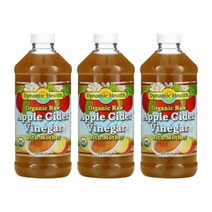 다이나믹헬스 3개 초모 함유 유기농 무가공 애플 사이다 식초 473ml, 빠른구대