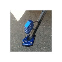 스즈키 UE125 스쿠터에 적합 Youyou UU125 측면 지지 패드 UY125T 측면 발 패드 증가 수정, 템플패드 + 보조블럭 블루