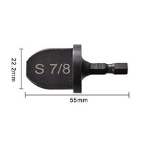 동관확관기 동파이프확관기 수도배관자재 에어컨용 헥스 생크 임페리얼 튜브 파이프 확장기 지원 컨디셔닝 스웨이징 로터리 도구 세트 7/8 3/4 5/8 1/2 3/8 1/4, Hex shank 6, Hex shank 6