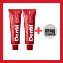 메디필 잇몸 필러 치약 입냄새 덴틸 100g 2개 + 아이브로우