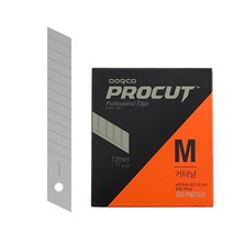 도루코 프로컷 커터날 리필 칼날 M 중형칼날 100개입, 100개입 * 1개