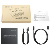 오디오인터페이스 변환 디제잉장비 방송용 음악믹싱 prozor 3 포트 spdif 광 1, pst149