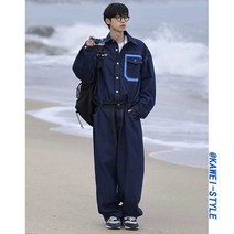 작업복 점프 수트 바프 빈티지 점핑 정비공 레트로