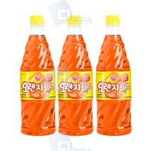 오뚜기 오렌지시럽 1kg 3병 슬러시 원액 과일맛시럽