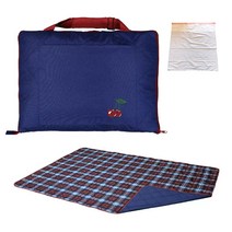 2022년판 코스트코 파라솔 레저 매트 레저 시트 COSTCO Parasol 체리 체리 체크 무늬 캠프 피크닉 소풍 아웃도어 덤 첨부(끈 첨부 쓰레기봉투)