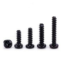 20-100pcs PB M1-M4 팬 헤드 블랙 전자 마이크로 나사 필립스호환 셀프 태핑 전화 컴퓨터, [08] M3       50pcs, [01] Black, [08] 16mm