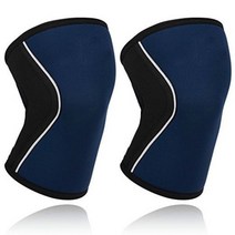 2PCS 전문 7mm 네오프렌 스포츠 Kneepads 압축 역도 Pressured Crossfit 무릎 패드 훈련 받침대 지원, [04] XL, [12] Deep Blue