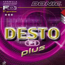 도닉 데스토 F1 플러스 탁구와 탁구 고무, Red