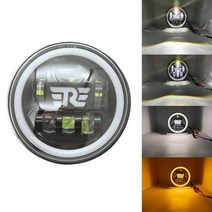 7인치 Led 오토바이 헤드 라이트 Phare Farol 모토 램프 로얄 엔필드 히말라야 400 411 650 350 카페 레이, 01 1PC