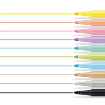 스테들러 삼각 파스텔 형광펜 362C, 파스텔라임 C-530