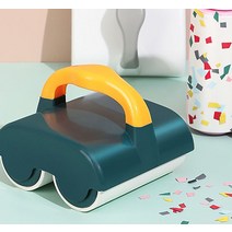 [TEAESTAR]이중롤러 돌돌이 테이프 클리너 끈끈이 먼지제거, 화이트(리필1세트포함)