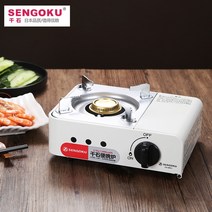 SENGOKU 센고쿠 휴대용 가스레인지 미니 부르스타 감성캠핑버너, 레드