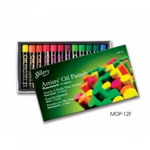 아트박스/한가람문구 문교 갤러리 원형 오일파스텔(형광)12색