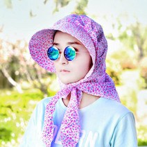 1+1 드림시오 꽃무늬 햇빛가리개 썬캡 밭일모자 자외선차단모자 일 작업모자 과수원모자 농사모자