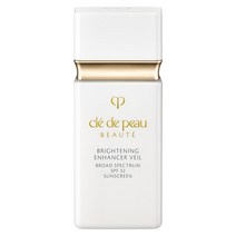 Cle de Peau Beaute 끌드뽀 뷰티 브라이트닝 인핸서 베일 프라이머 선크림 선젤 SPF 32 세럼 앰플 에센스 크림파운데이션 여름 비건 파데, 30ml